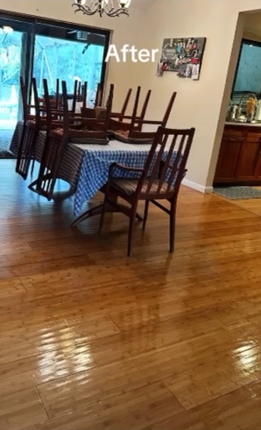 After - Sparkling clean hardwood floor by Scent-Sational