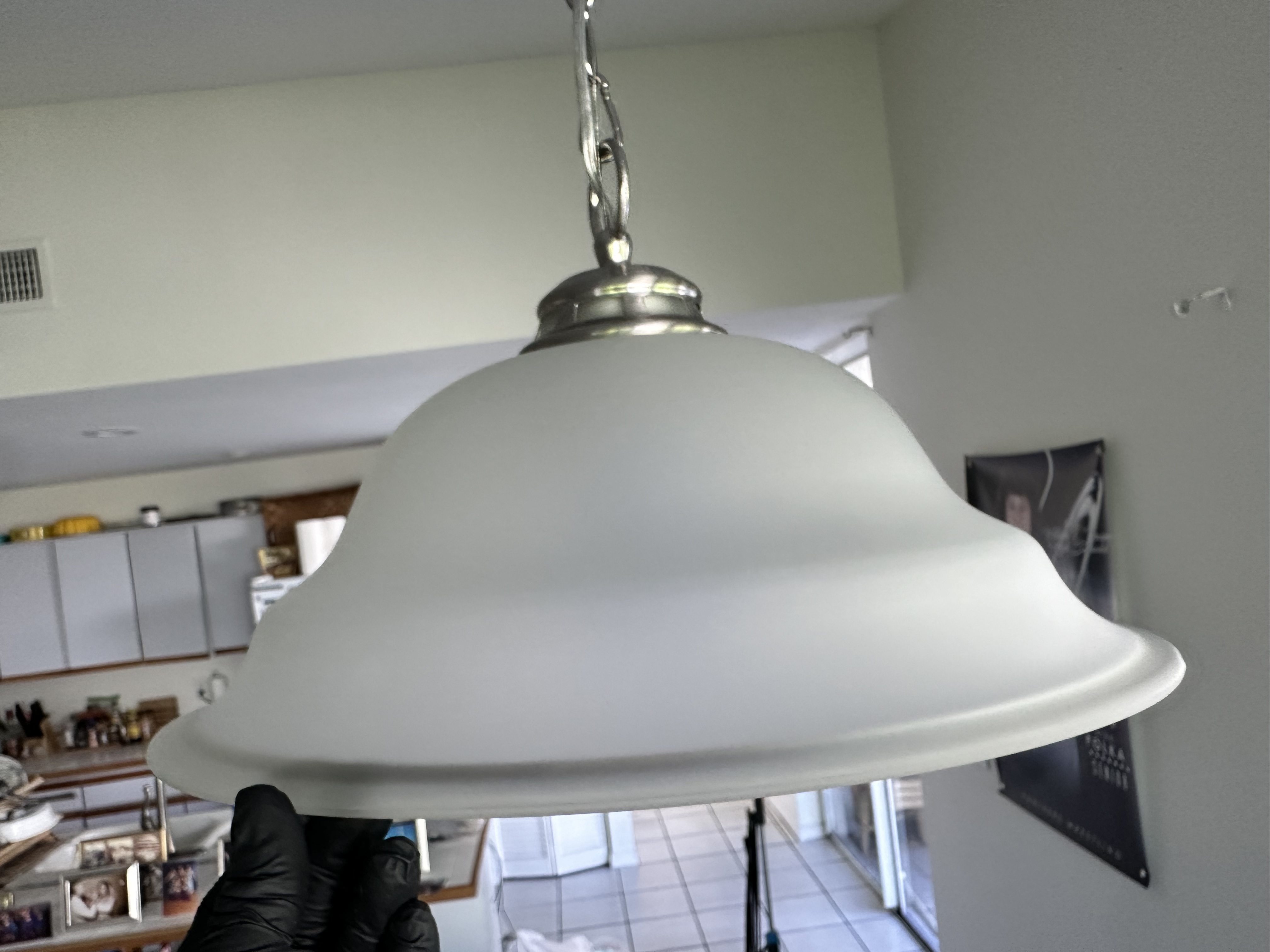 After - Polished light fixture by Scent-Sational Cleaning